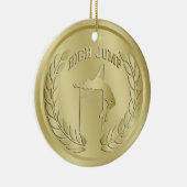 Medal Ornament met gouden tinten (Rechts)
