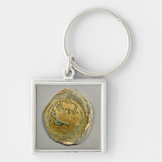 Medallion met Jonah en de walvis, Roman, 4t Sleutelhanger (Voorkant)