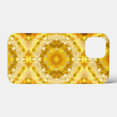 Medallion Patroon in Mosterdgeel Batik Patroon Case-Mate iPhone Case (Achterkant (horizontaal))