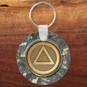 Medallion Recovery Sobriety Sober Sleutelhanger (Voorkant)