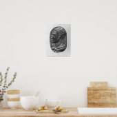 Medallion Self Portrait Poster (Keuken)