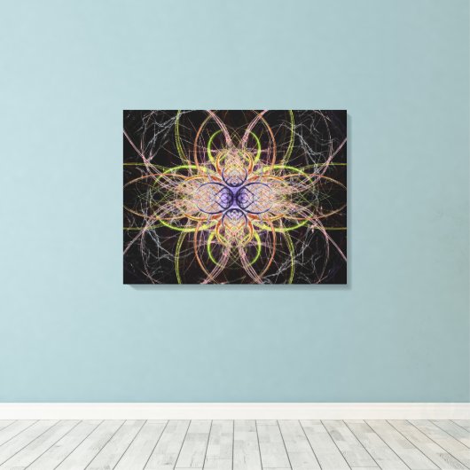 Medallion van Alexandra Cook van Linandara Canvas Afdruk (Insitu (Houten vloer))