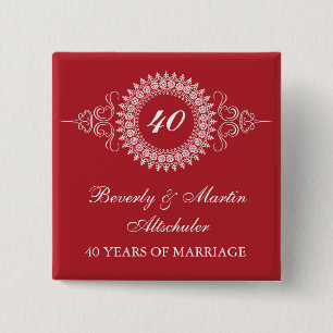 Medallion Verander de Button van het Jubileum van 