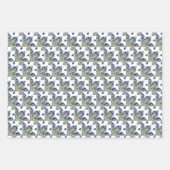 Medallion Wrapping Papier Flat Sheet Set van 3 Inpakpapier Vel (Voorkant 2)