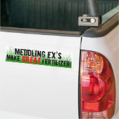 MEDDLING EX'S BUMPERSTICKER (Op Truck)