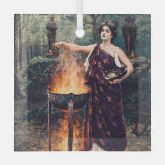 Medea Brewing Her Potion –  Glas Ornament
