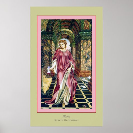 Medea ~ Evelyn De Morgan Poster (Voorkant)