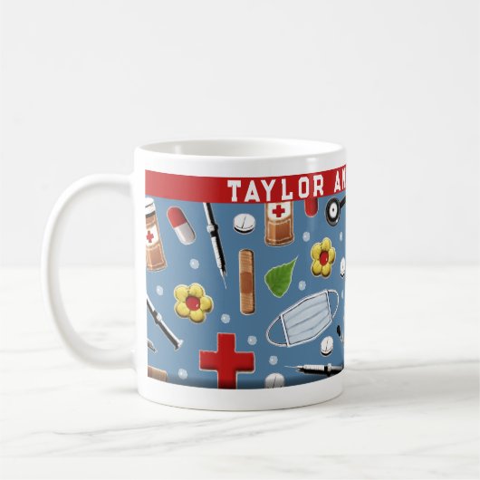 Médecin Assistant Coffee Mug (Gauche)
