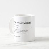 Médecin Associé Définition Amusante Mug Cadeau (Devant gauche)
