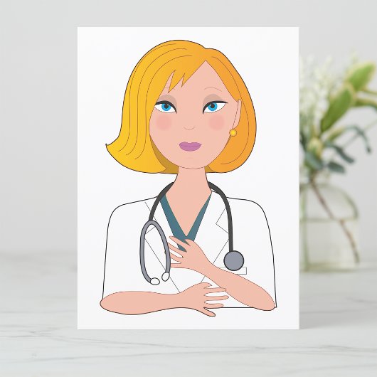 Médecin Avec Invitations De Stehoscope