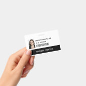 Médecin, badge d'identification ID de MD (Manuel / portable)