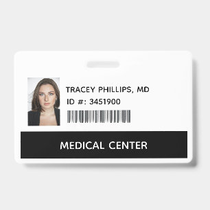 Médecin, badge d'identification ID de MD