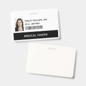 Médecin, badge d'identification ID de MD (Avant & arrière)