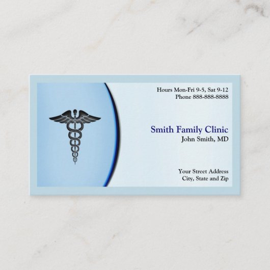 Médecin Carte de visite (Devant)