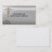 MÉDECIN CARTE DE VISITE (Devant / Derrière)