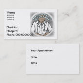 Médecin Cartes de visite adjoints (Devant / Derrière)