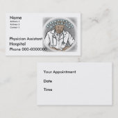 Médecin Cartes de visite adjoints (Devant / Derrière)