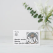 Médecin Cartes de visite adjoints (Debout devant)