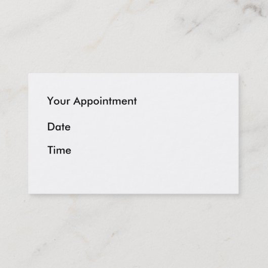 Médecin Cartes de visite adjoints (Dos)