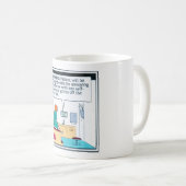 Médecin contre Patient Humour Internet conseil Mug (Devant droit)