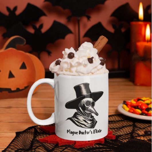 Médecin de la peste médiévale Elixir Coffee Mug