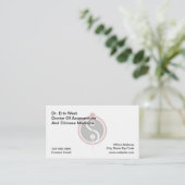 Médecin Des Cartes de visite D'Acupuncture Ying Ya (Debout devant)