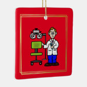 Médecin des yeux avec chaise d'examen Ornement (Droite)