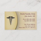 Médecin Docteur Médicale Carte de visite Symbole (Devant)