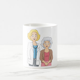 Médecin Et Mug Du Patient