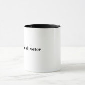 Médecin féminin avec Mug Graphique (Centre)