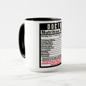 Médecin Funny Éléments nutritifs Cadeau Mug (Devant gauche)