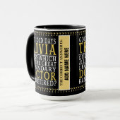 Médecin Funny Personnalisé Retraité, Retraite Mug (Devant gauche)