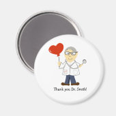 MÉDECIN M.D. CARDIOLOGISTE FAVORISANT MAGNET (Recto/Verso)