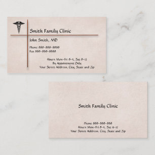 Médecin Médicale Carte de visite de symbole