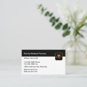 Médecin Médicale Cartes de visite de la pratique f (Debout devant)