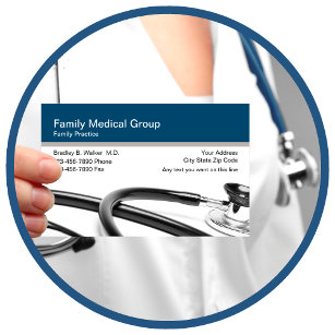 Médecin Médicale de famille Cartes de visite
