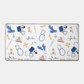 Médecin Médicale moderne Motif infirmière (Recto)