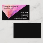Médecin moderne en santé mentale Cartes de visite (Devant / Derrière)