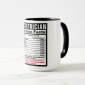 Médecin obstétricien Funny Éléments nutritifs Mug (Devant droit)