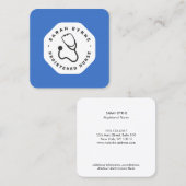 Médecin ou infirmière Carte de visite de stéthosco (Devant / Derrière)