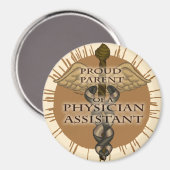 Médecin parent Assistant Magnet (Recto/Verso)