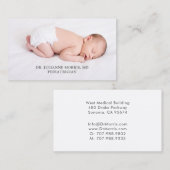 Médecin pédiatrique Carte de visite (Devant / Derrière)