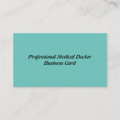 Médecin professionnel carte de visite (Devant)