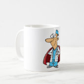 Médecin superhero Coffee Mug (Devant gauche)