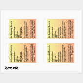 Médecins démasqués autocollants papier d'informati (Feuille)