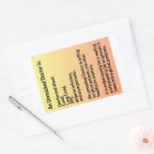 Médecins démasqués autocollants papier d'informati (Enveloppe)