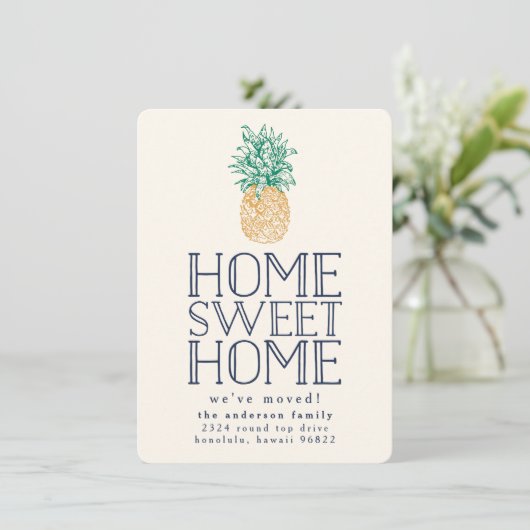 mededeling over ananassen aankondiging (Staand voorkant)