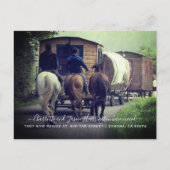 Mededeling van Caravan Moving Aankondigingskaart (Voorkant)