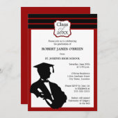 Mededeling van het Afstuderen Silhouette Kaart (Voorkant / Achterkant)