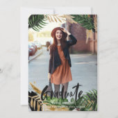 Mededeling van het afstuderen van de tropische fot (Voorkant)